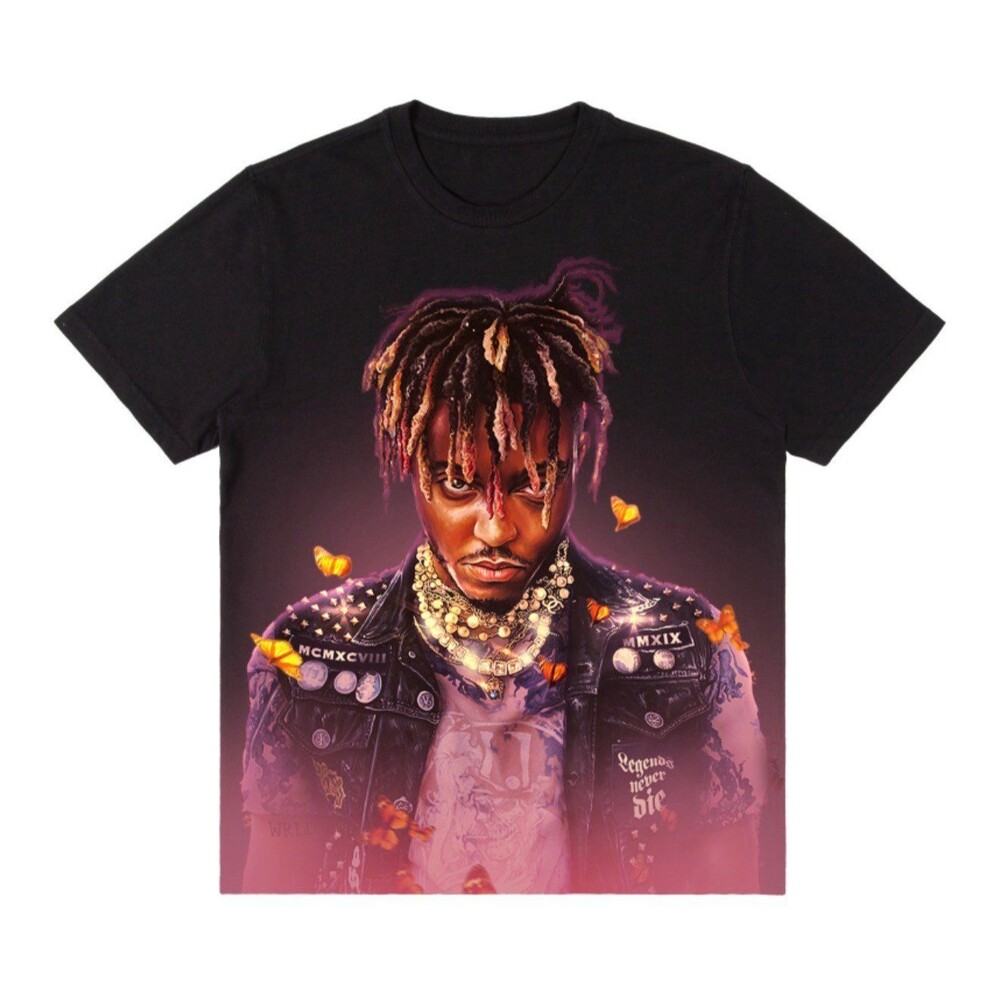 Juicewrld legends never die LND GLOW TEE – BLACK size XL